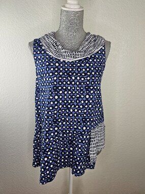 Habitat Sleeveless Asymmetric Tank Top Size Small